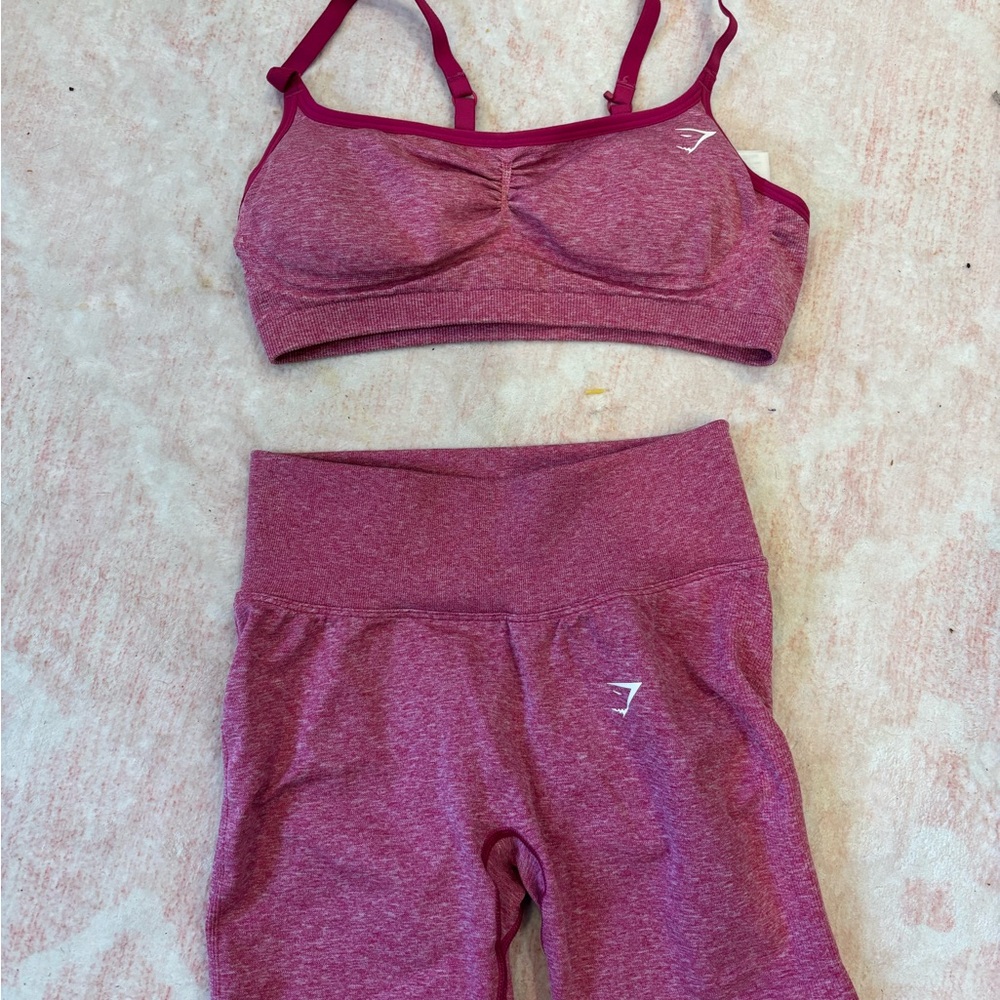 Gymshark Lift Seamless Sports Bra and Leggings Set-Like New